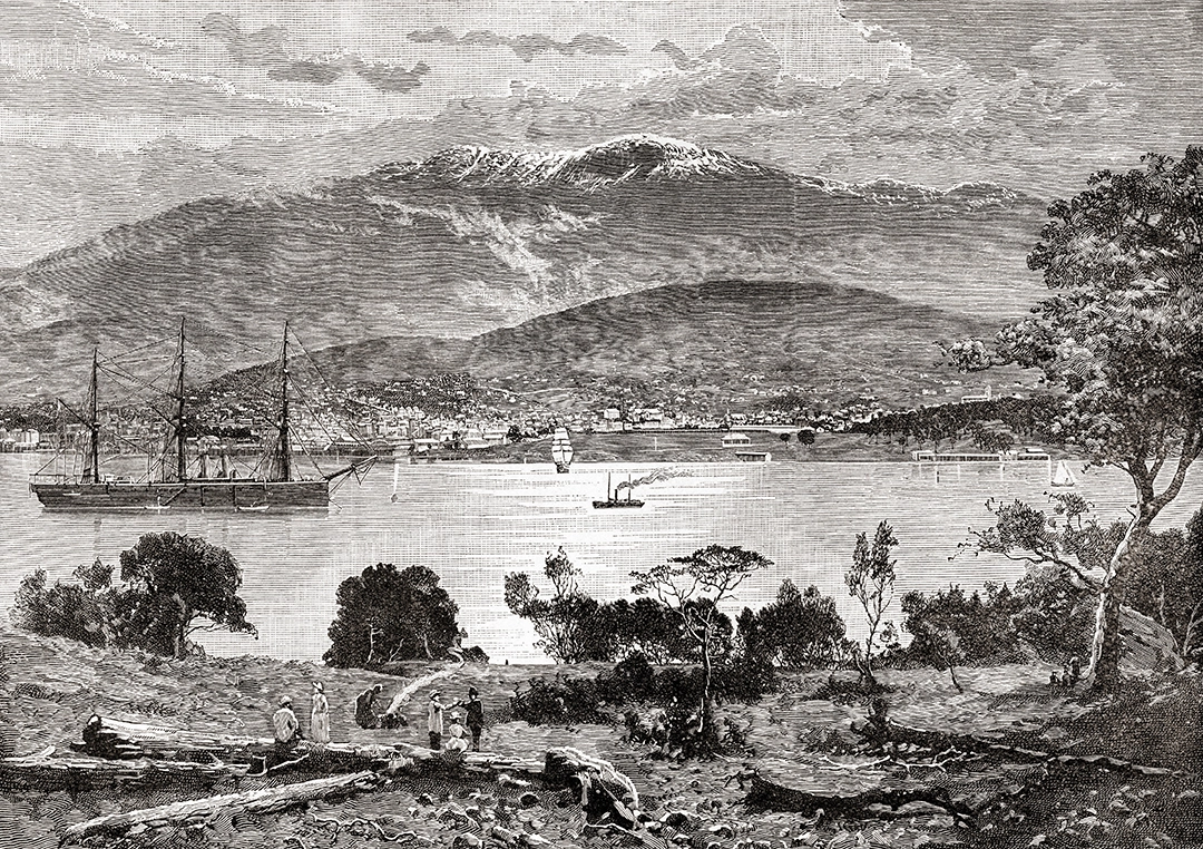 Hobart in 1870