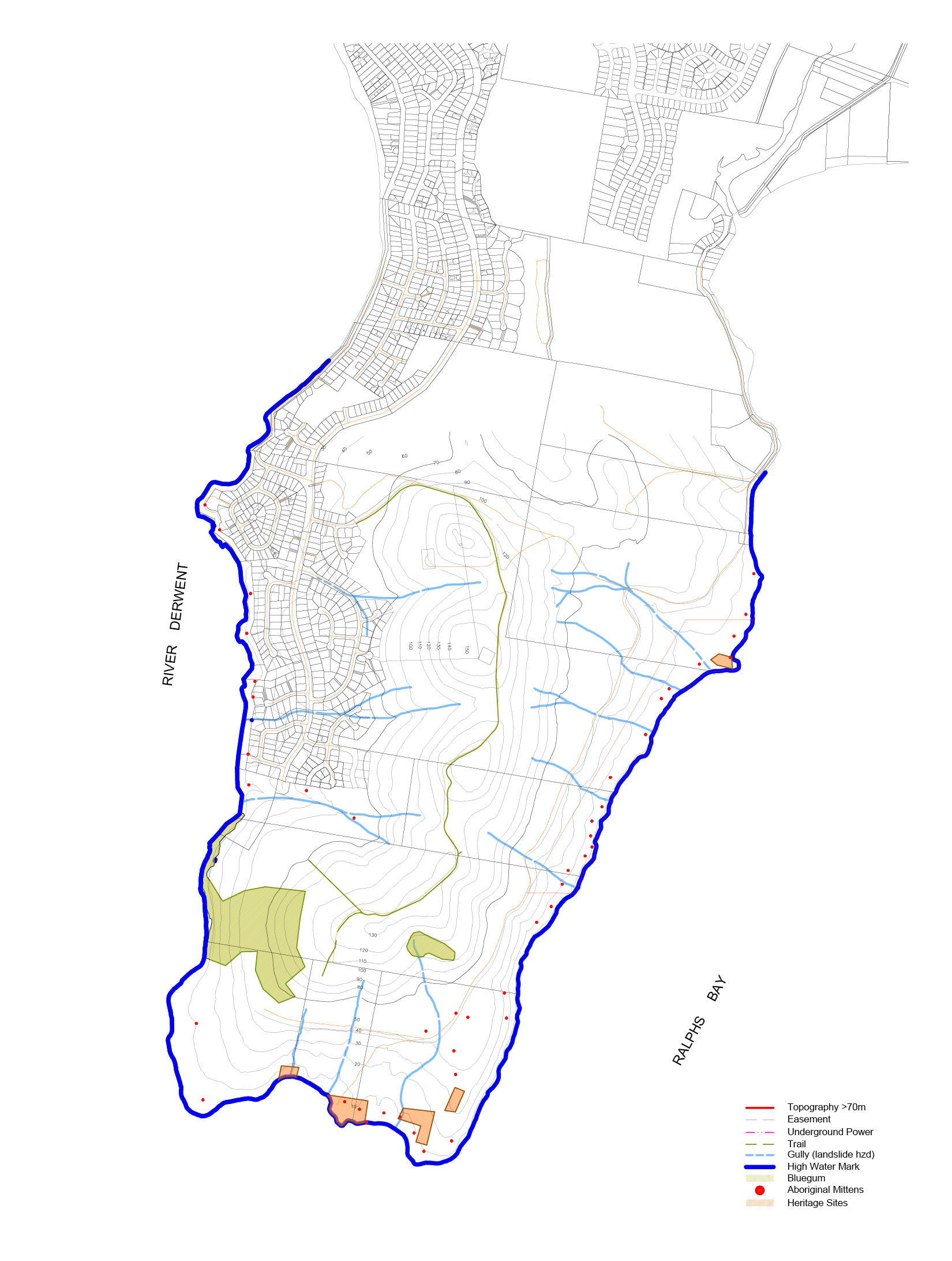 natural site constraints map